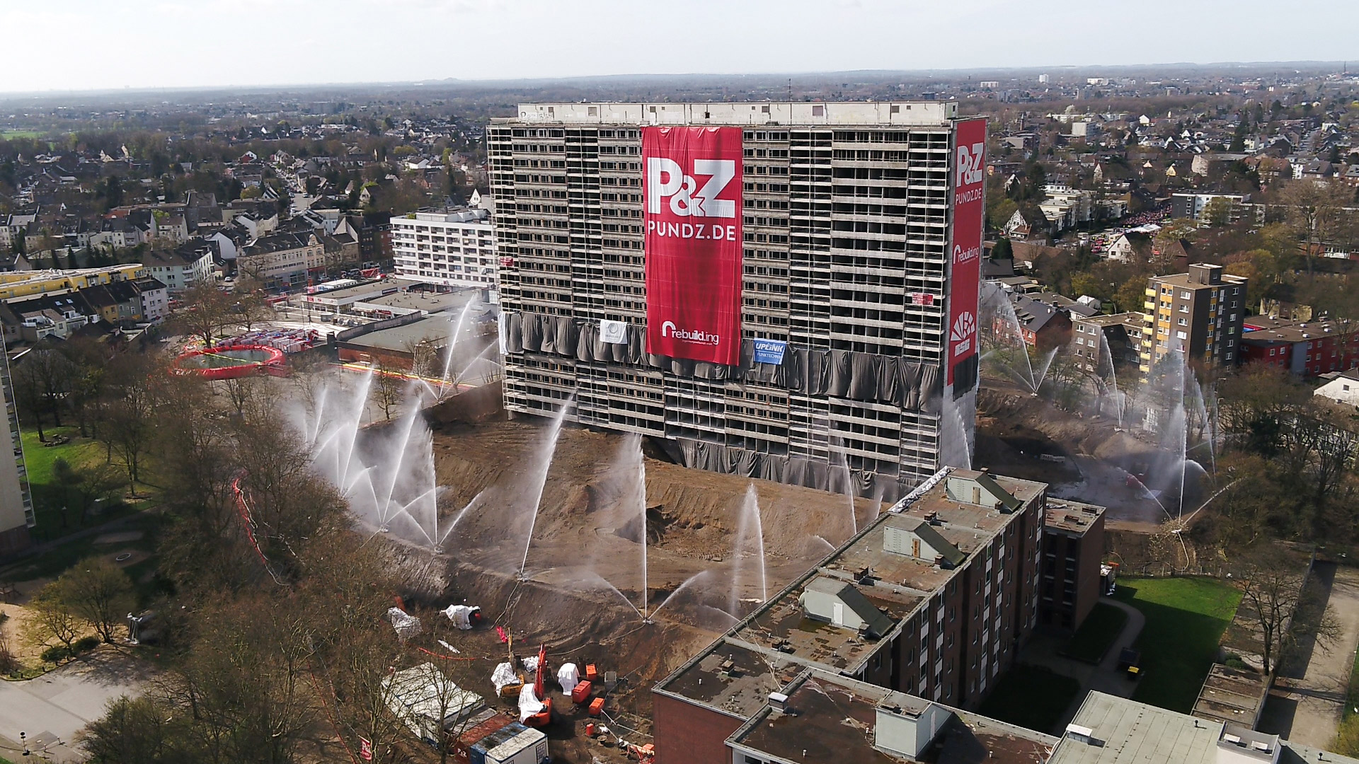 Abbruch „Weißer Riese“ in Duisburg